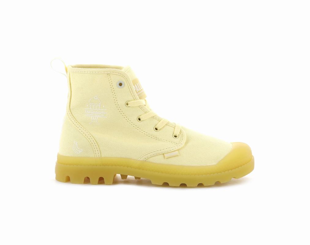 Palladium Pampa Hi Shake Women's Boots Yellow (WZTR02916)